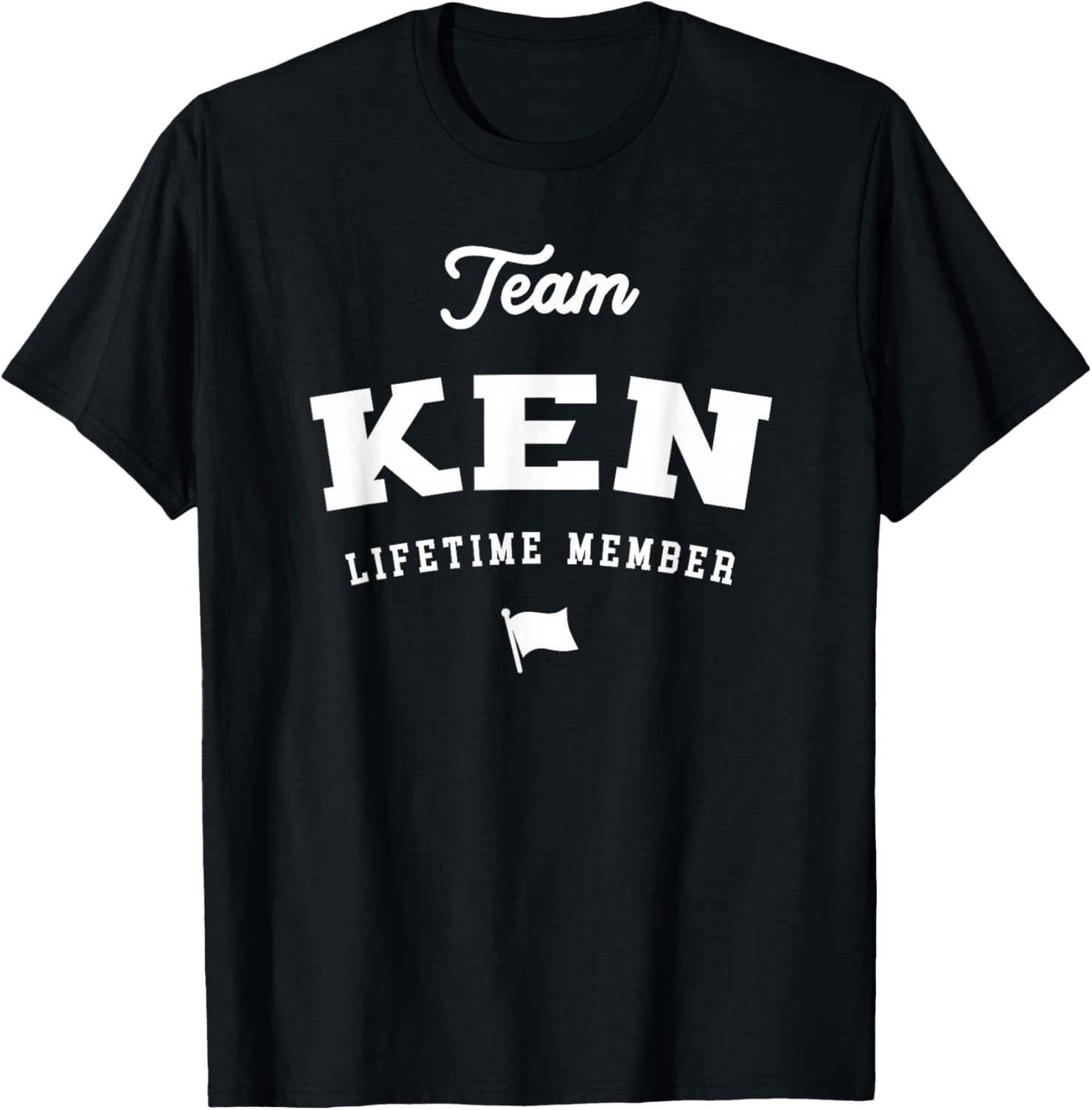 Team Ken Lifetime Member Funny Name Ken T-Shirt - T-Shirt | Black