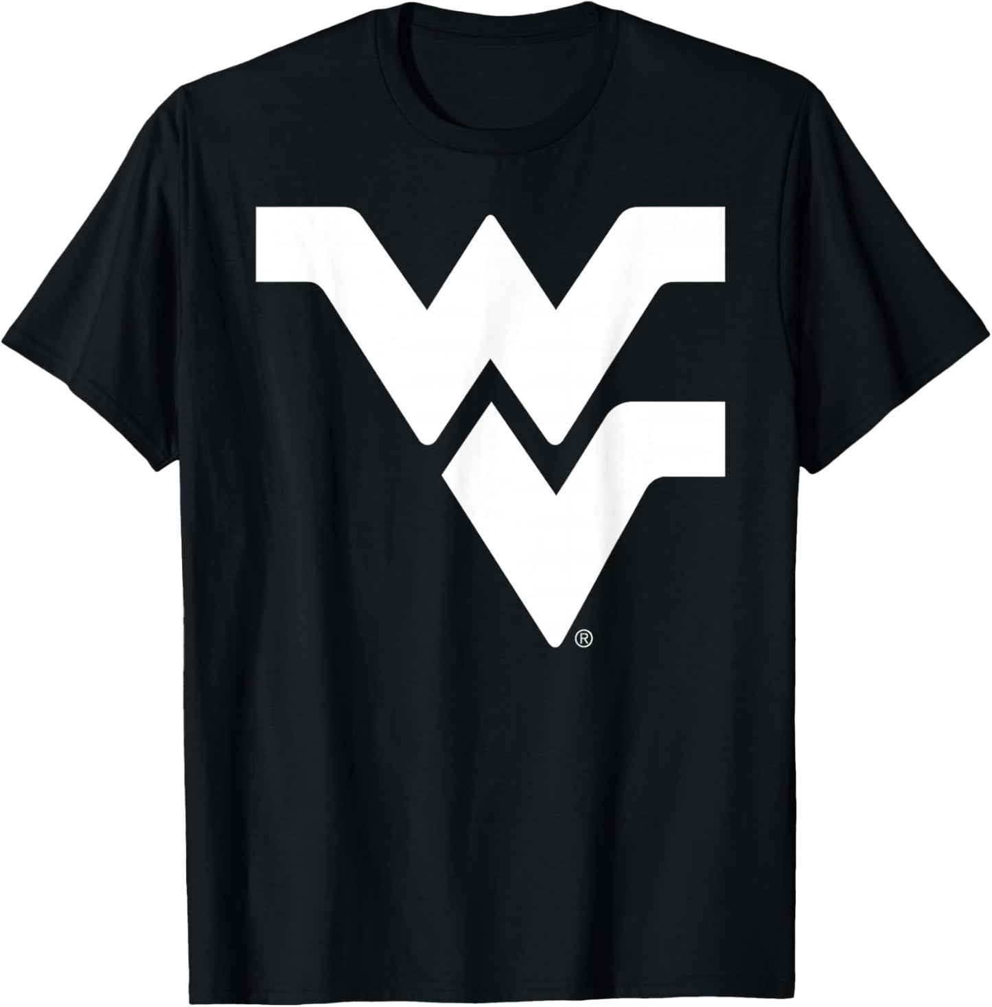 West Virginia Mountaineers Two Tone Black T-Shirt - T-Shirt | Black