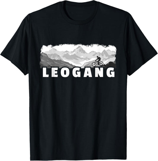 Leogang Austria Mountain Biking MTB Cycling T-Shirt - T-Shirt | Black