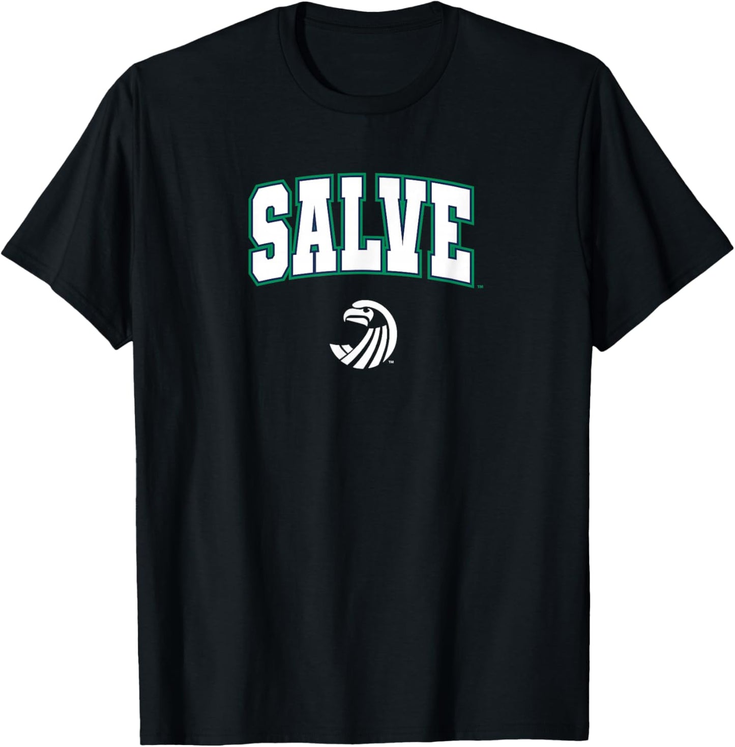 Salve Regina University Seahawks Arch Logo T-Shirt - T-Shirt | Black