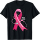 Pink Stethoscope L&D Nurse Breast Cancer Awareness Women T-Shirt - T-Shirt | Black