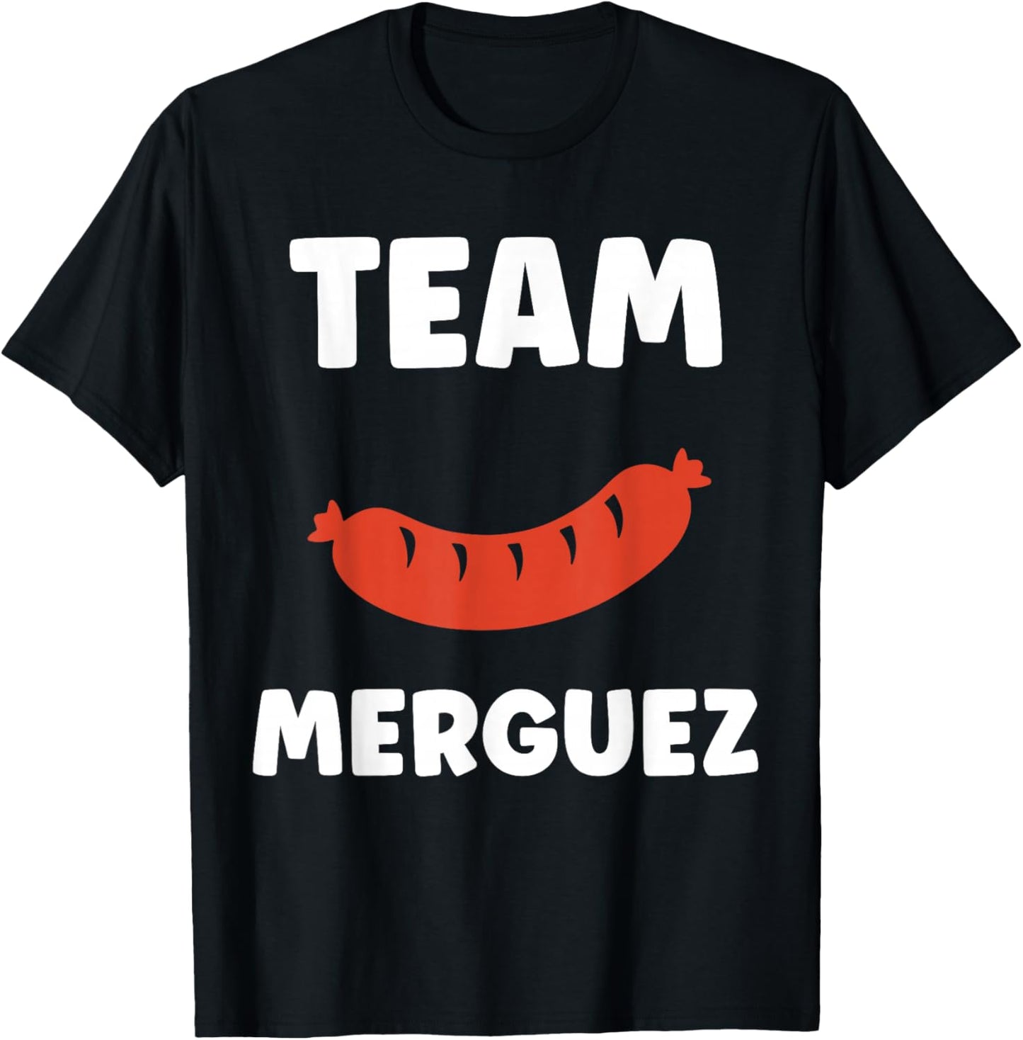 Humour Saucisse Barbecue Team Merguez T-Shirt - T-Shirt | Black