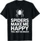 Spider Art Women Insect Spiderweb Tarantula Spider T-Shirt - T-Shirt | Black