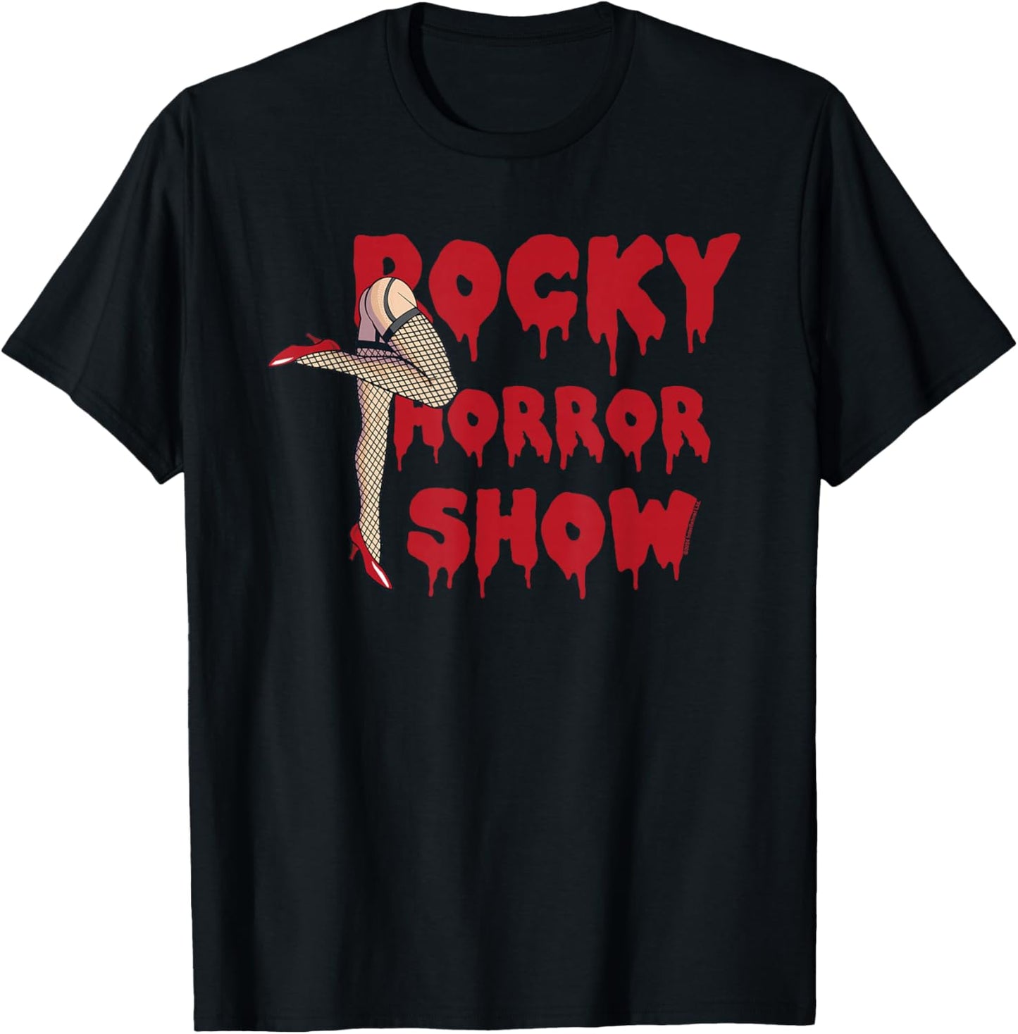 Rocky Horror Show Beine mit Logoblock T-Shirt - T-Shirt | Black