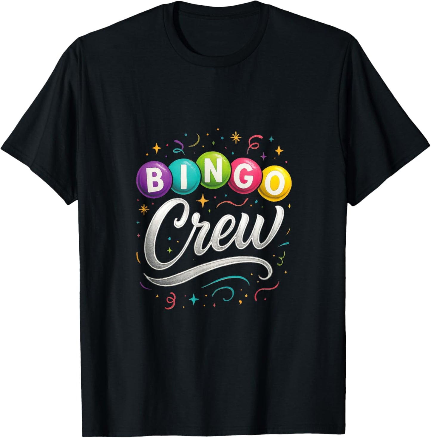 Bingo Crew - Bingo Crew-Spielspaß T-Shirt - T-Shirt | Black
