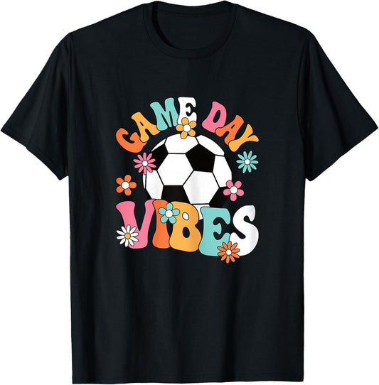 Soccer Game Day Soccer Player Women Girls T-Shirt - T-Shirt | Black