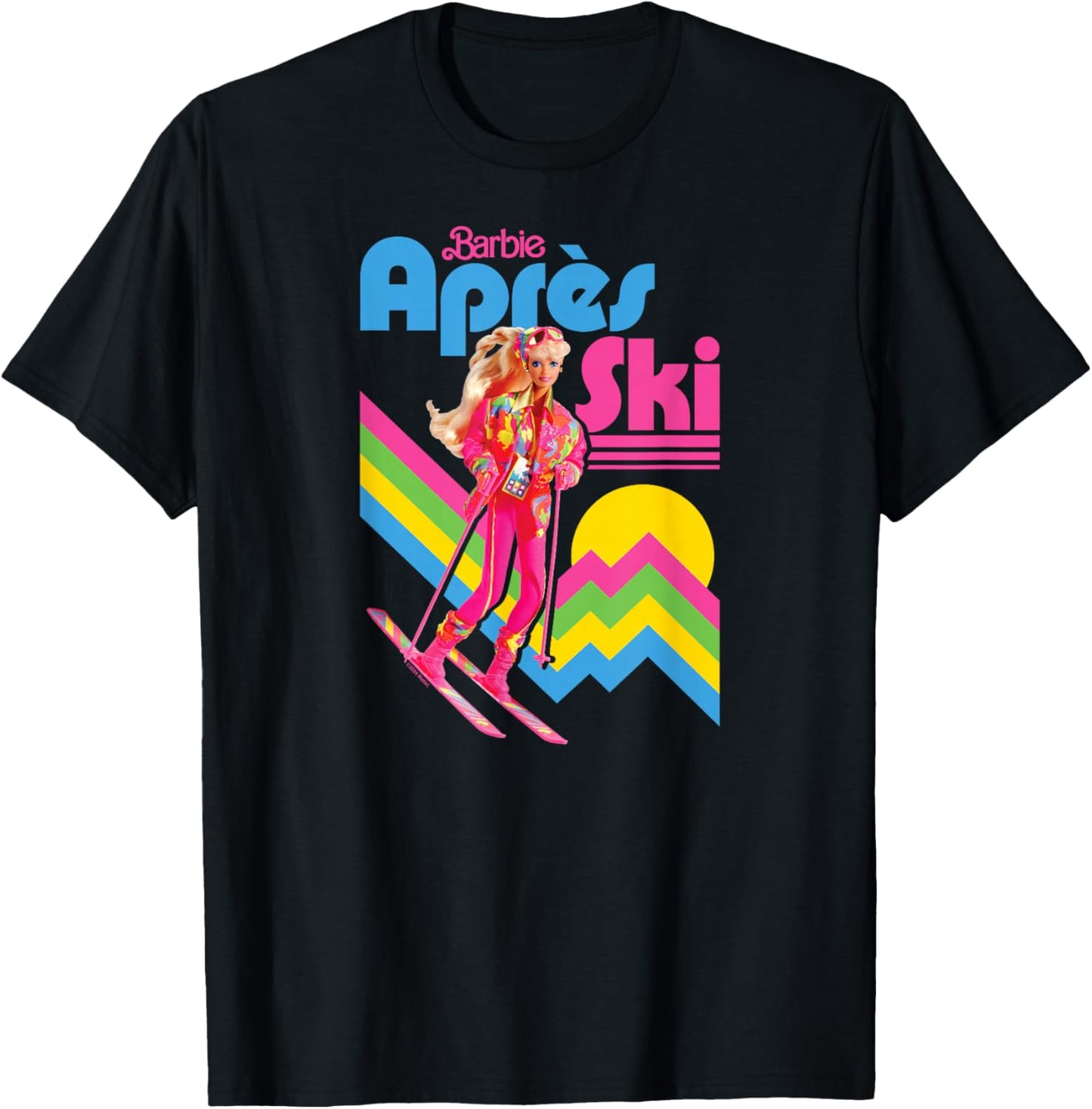 Barbie - Après Ski Retro Doll T-Shirt - T-Shirt | Black