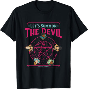 Funny Goth - Let Us Summon The Devil Game T-Shirt - T-Shirt | Black