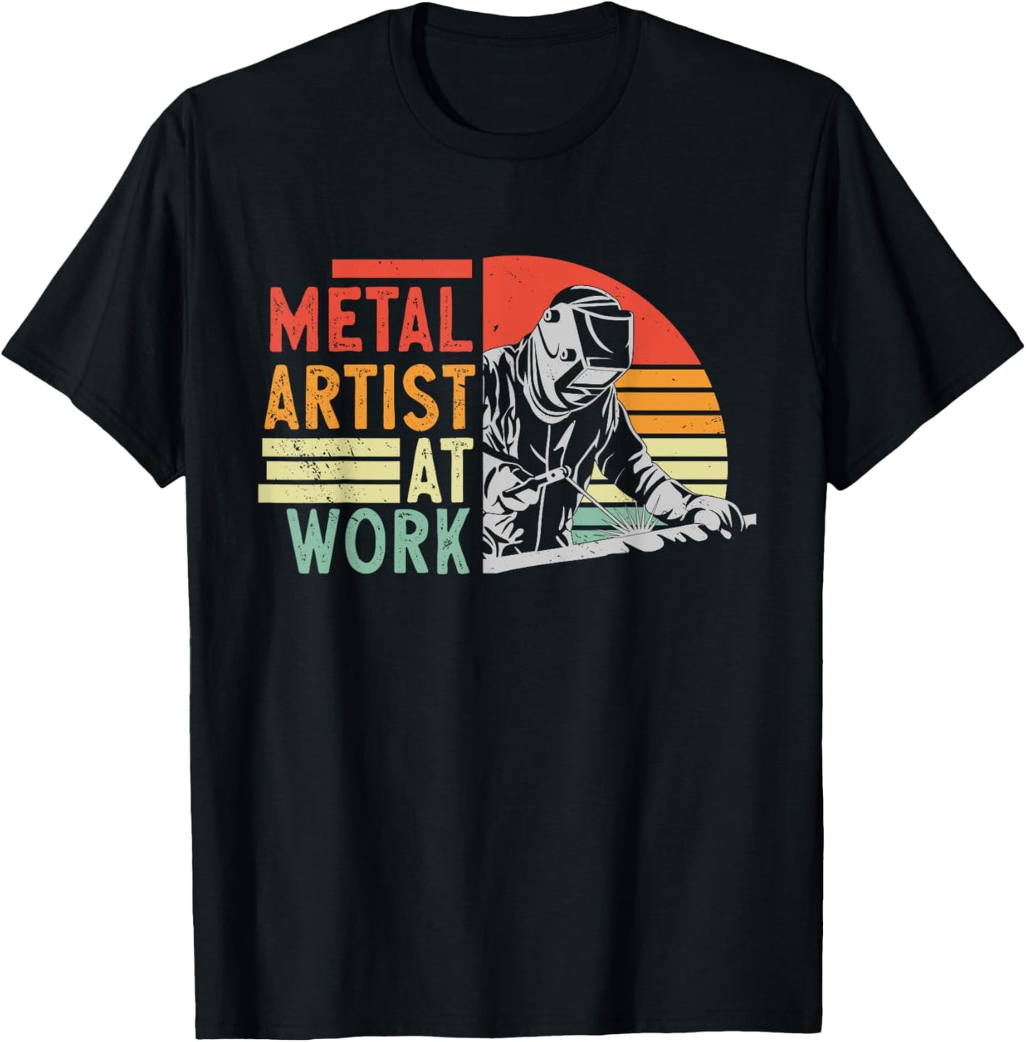 Welder Welding Metal Worker T-Shirt - T-Shirt | Black