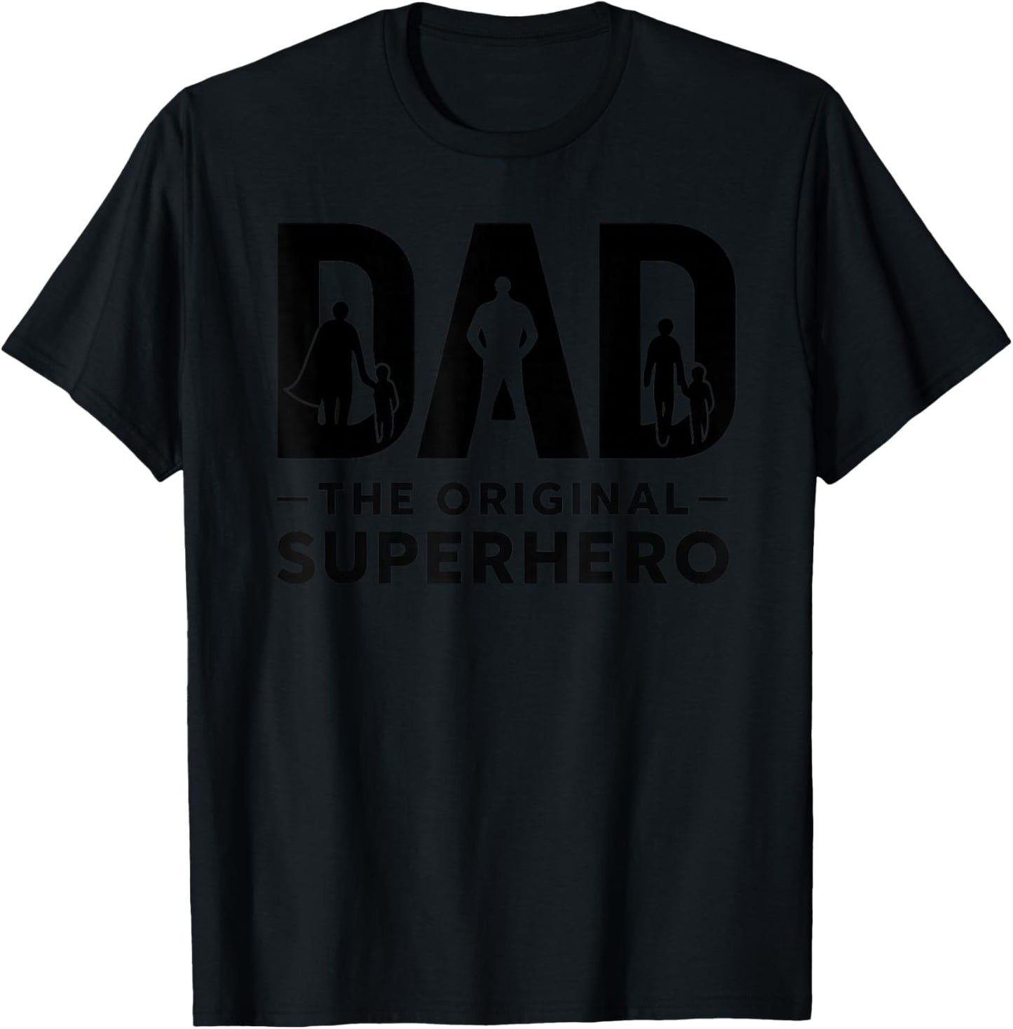 Superdad Papa Super-héros drôle T-Shirt - T-Shirt | Black