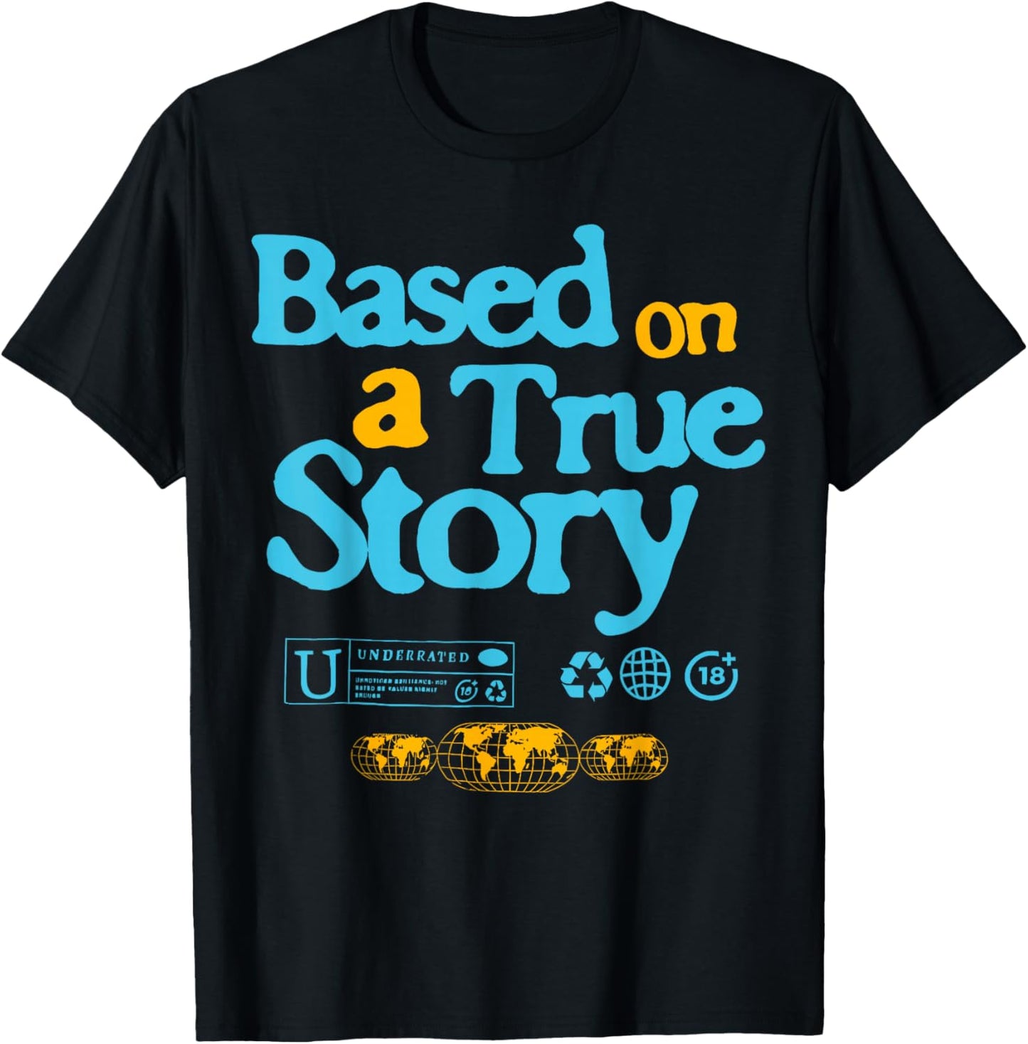 All Cap Gamma Blue Matching Men Women T-Shirt - T-Shirt | Black
