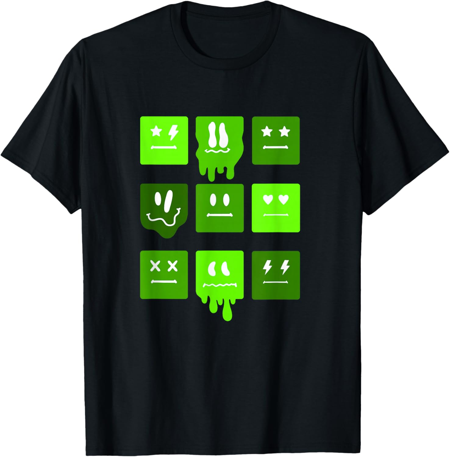 Green Moods Green Graphic T-Shirt - T-Shirt | Black