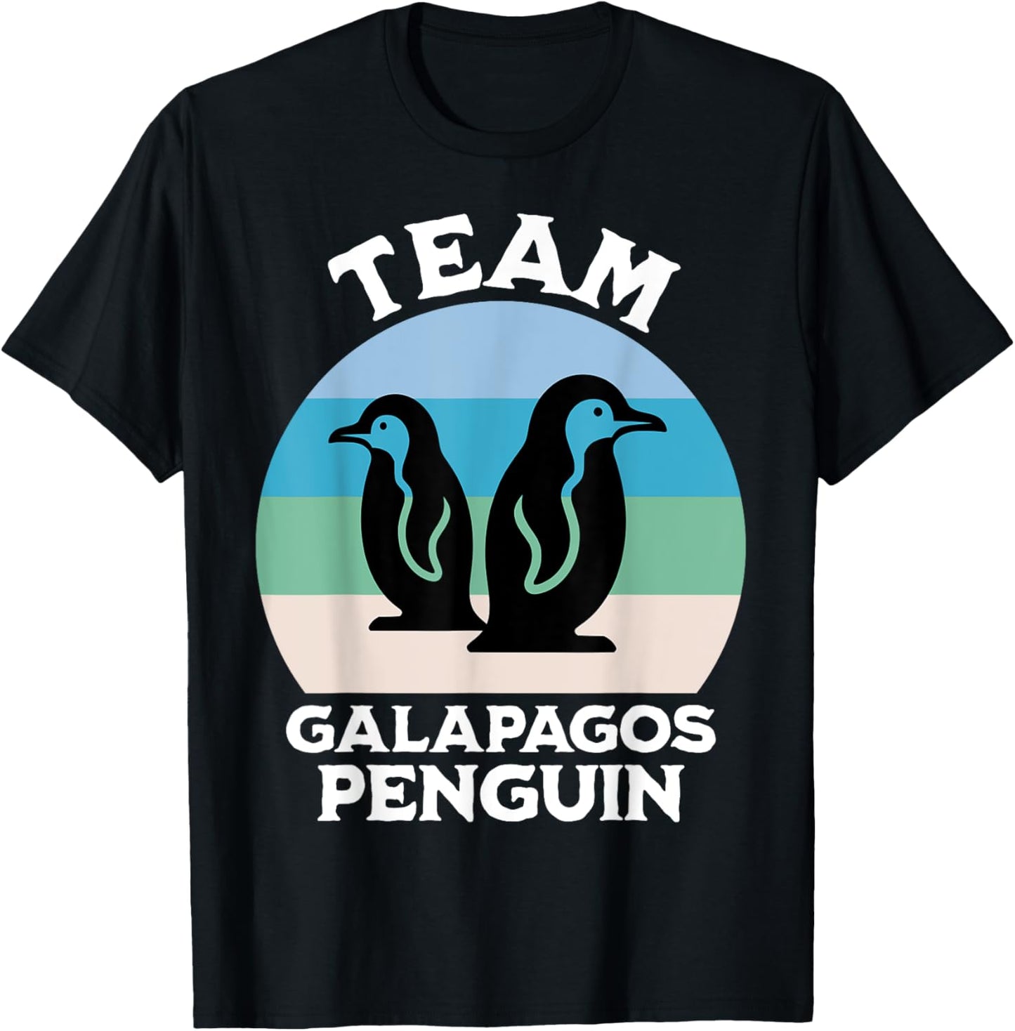Galapagos Penguin Team Galapagos Penguin T-Shirt - T-Shirt | Black