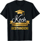 Koch I Duale Ausbildung Prüfung Bestanden Ausgelernt T-Shirt - T-Shirt | Black
