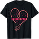 Sonographer Heart Valentine's Day Ultrasound Technologist T-Shirt - T-Shirt | Black