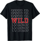 Wild Vintage Gift Women Boys Girls Kids T-Shirt - T-Shirt | Black