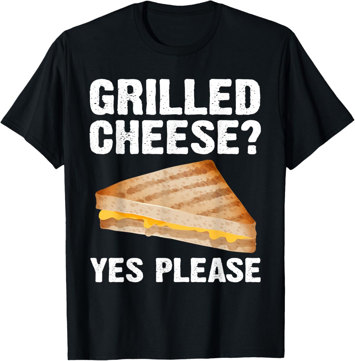 Cool Grilled Cheese Art Women Grilled Cheese Lover T-Shirt - T-Shirt | Black