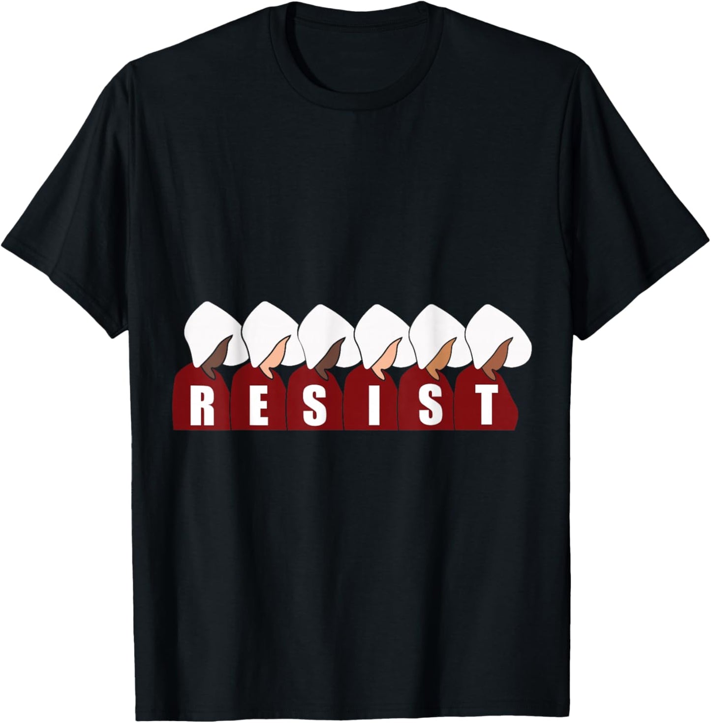 Handmaid Resist Feminist Protest T-Shirt - T-Shirt | Black