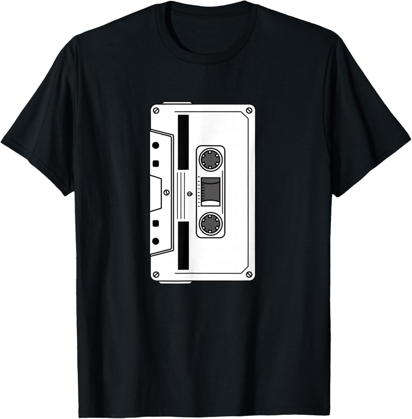 Retro Cassette Tape Nostalgia Kids 80S Music Vintage Walkman T-Shirt - T-Shirt | Black