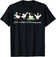 Just A Physical Therapy Goose PT Physical Therapist Student T-Shirt - T-Shirt | Black