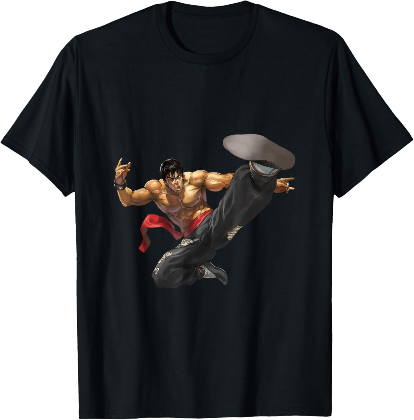Tekken7 Marshall Law 003 T-Shirt - T-Shirt | Black
