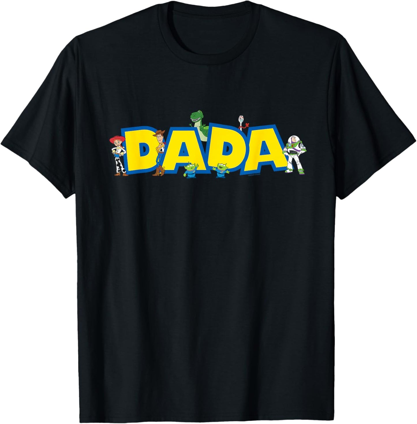 Disney & Pixar's Toy Story Dada Birthday Family Disney Trip T-Shirt - T-Shirt | Black