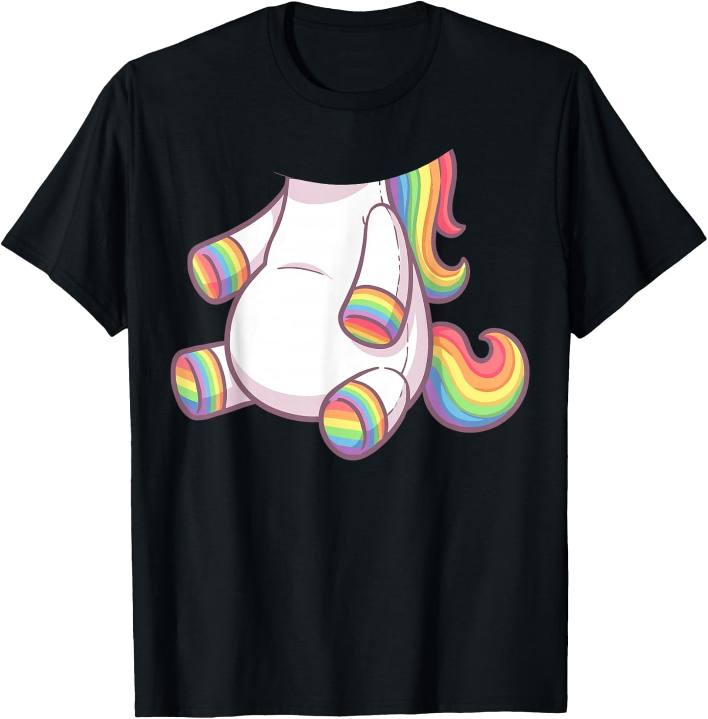 Tu so als wäre ich ein Einhorn Carnival Costume T-Shirt - T-Shirt | Black