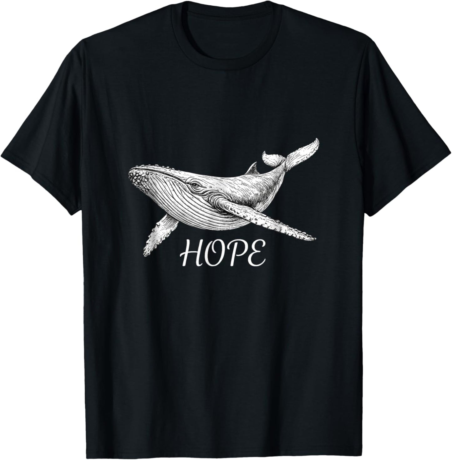 Buckelwal Hope Design Walrettung Ostsee T-Shirt - T-Shirt | Black