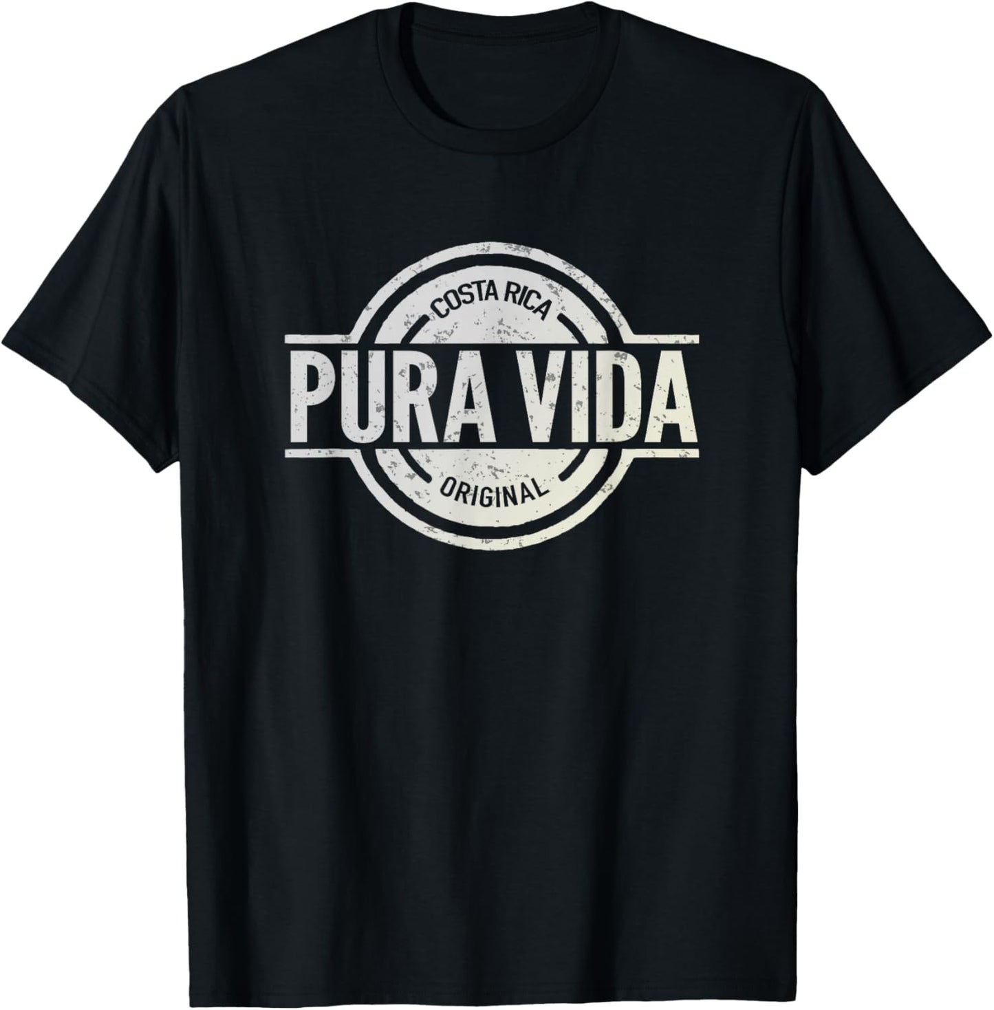 Pura Vida Costa Rica Official Pura Vida Costa Rica T-Shirt - T-Shirt | Black
