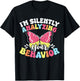 I'm Silently Analyzing Your Behavior T-Shirt - T-Shirt | Black