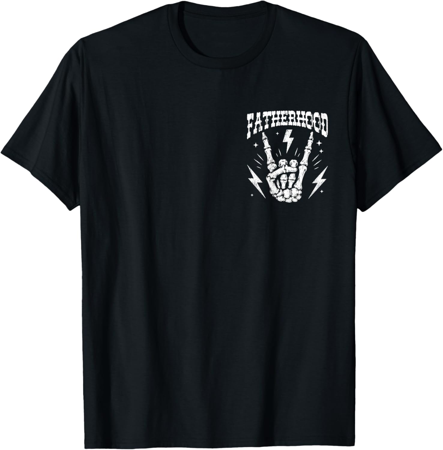 Fatherhood Sometimes I Rock It Sometimes It Rocks Me T-Shirt - T-Shirt | Black