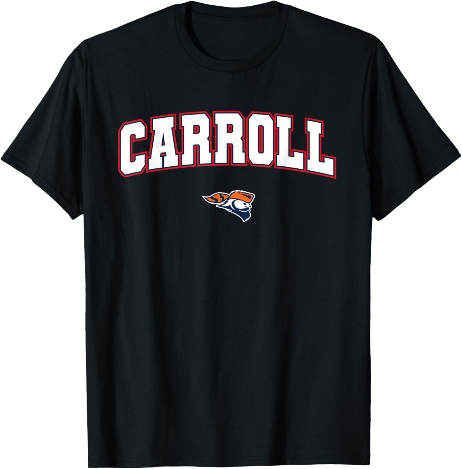Carroll University Pioneers Arch Logo T-Shirt - T-Shirt | Black