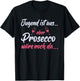 Jugend ist aus aber Prosecco wäre noch da - Lustiger Spruch T-Shirt - T-Shirt | Black