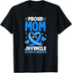 Proud Mom of A Juvenile Arthritis Warrior T-Shirt - T-Shirt | Black