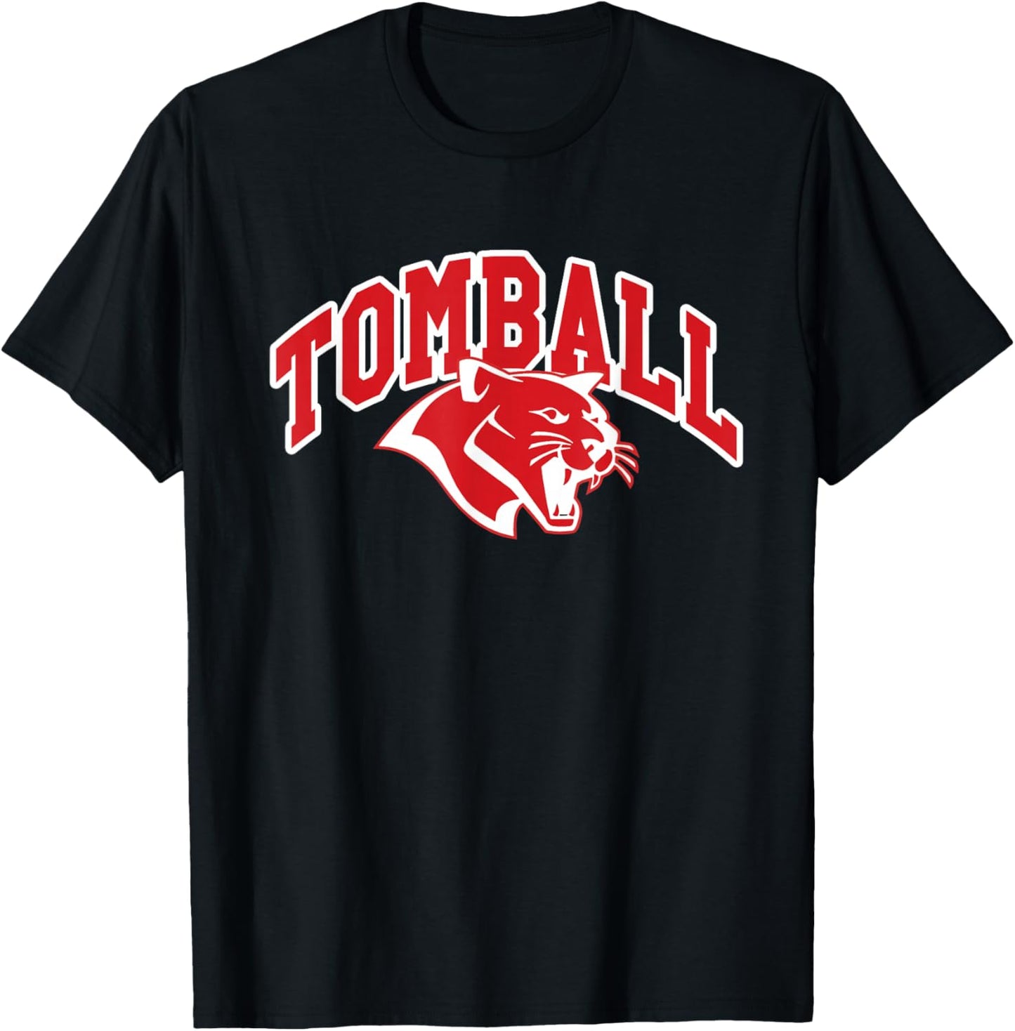 Tomball High School Cougars T-Shirt - T-Shirt | Black