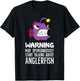Warning May Spontaneously Start Talking About Anglerfish T-Shirt - T-Shirt | Black