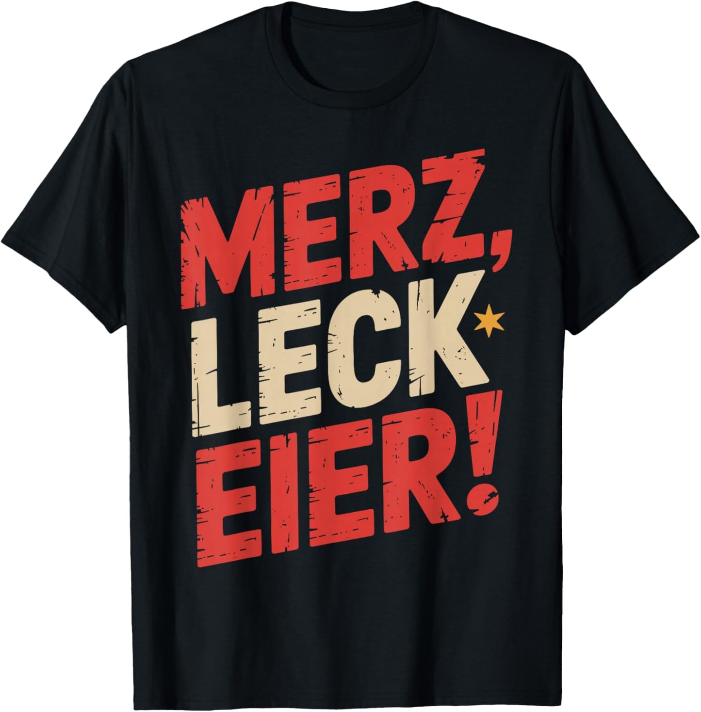 merz leck Eier T-Shirt - T-Shirt | Black