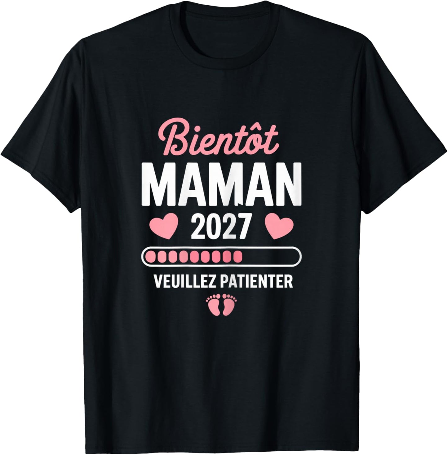 Femme Future Maman 2027 Bientot Maman 2027 T-Shirt - T-Shirt | Black