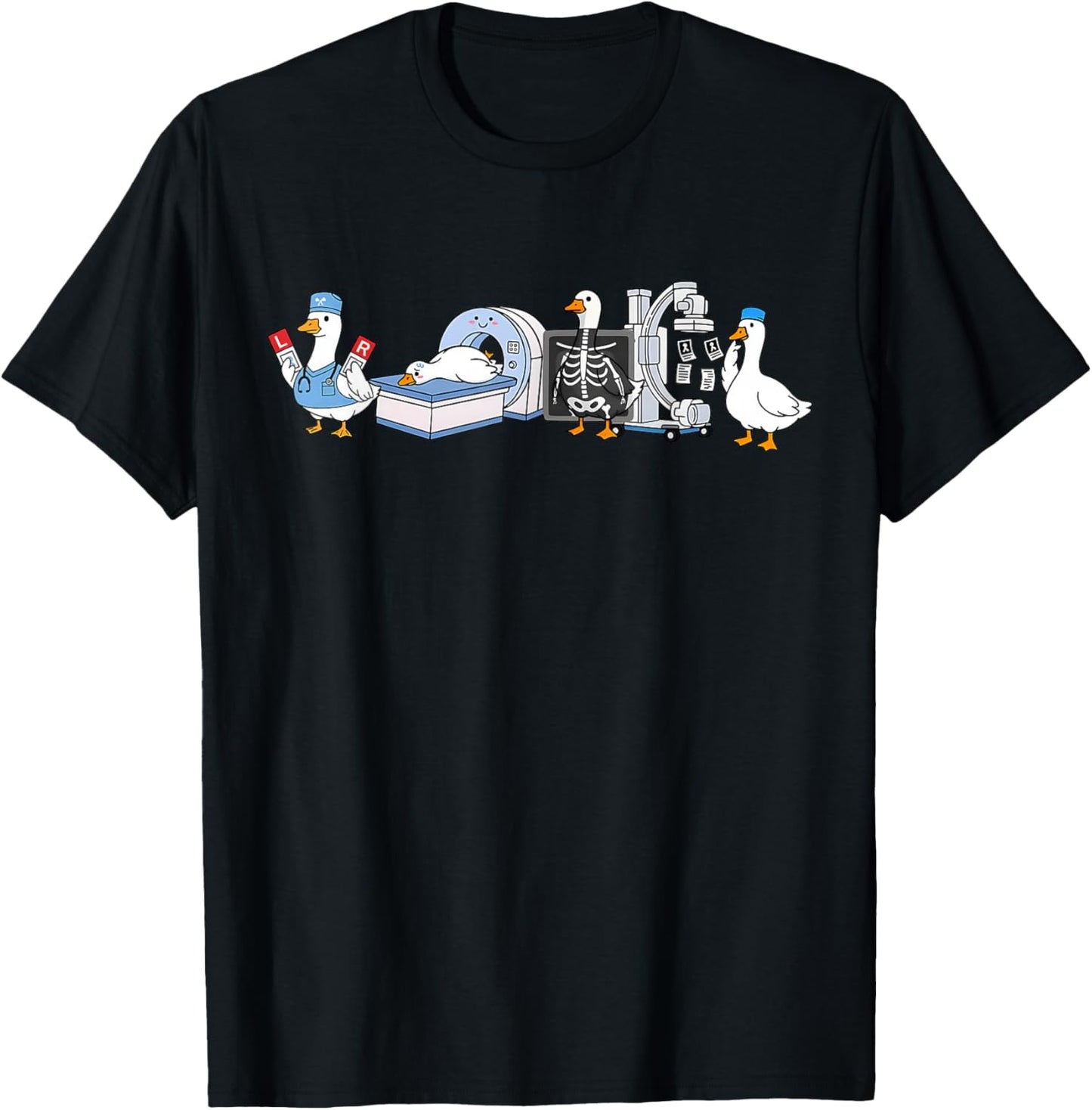 Radiologic Technologist Goose X-ray Tech Radiologic Ct MRI T-Shirt - T-Shirt | Black
