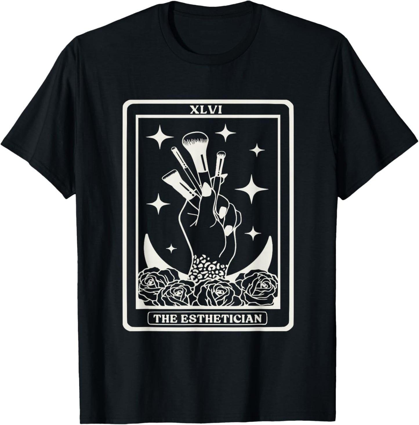 The Esthetician Tarot Card The Esthetician T-Shirt - T-Shirt | Black