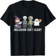 Inclusion Isn't Scary Mummy Boo Ghost Halloween T-Shirt - T-Shirt | Black