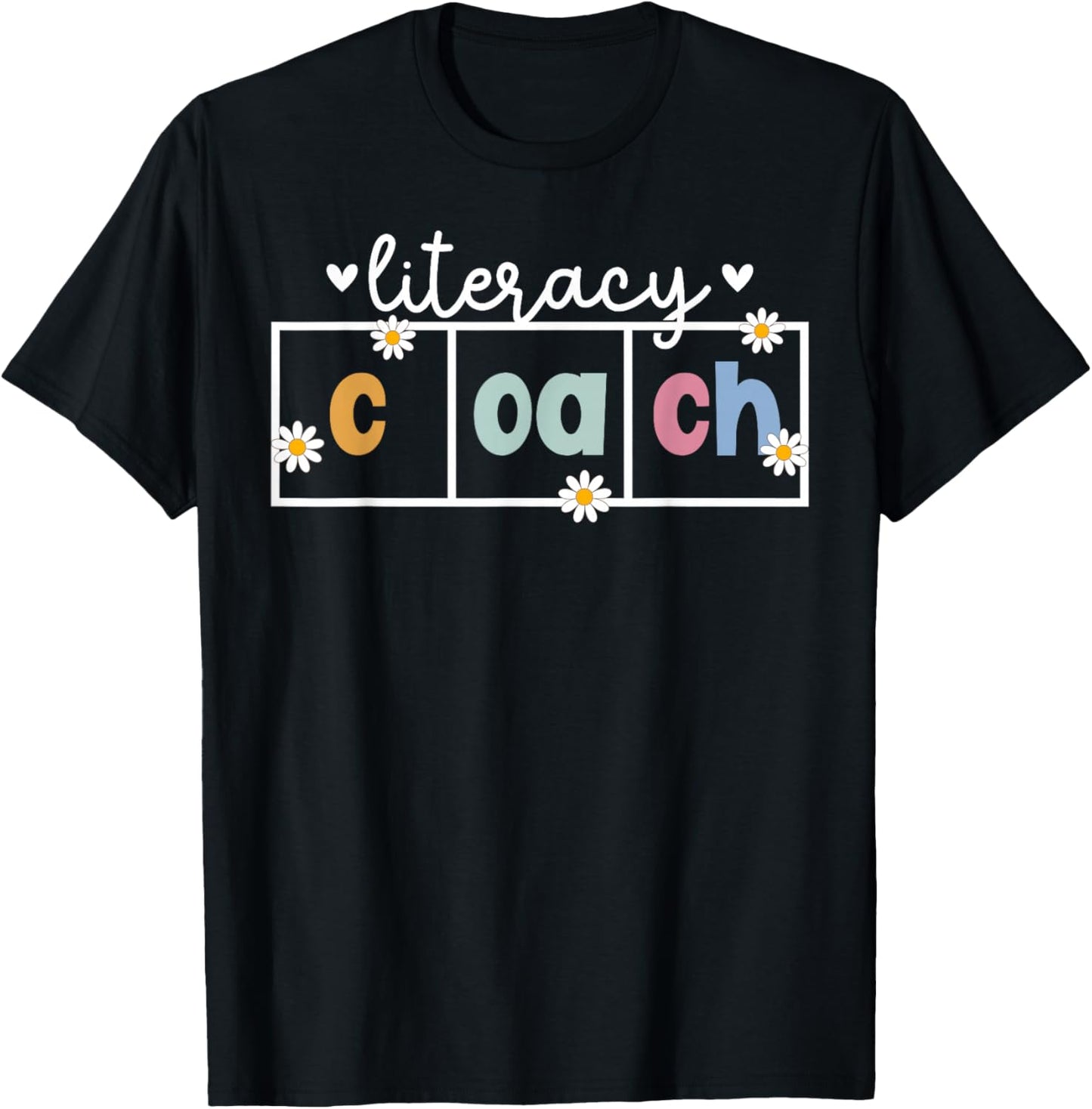 Literacy Coach Literacy Coaching Literacy Teacher T-Shirt - T-Shirt | Black
