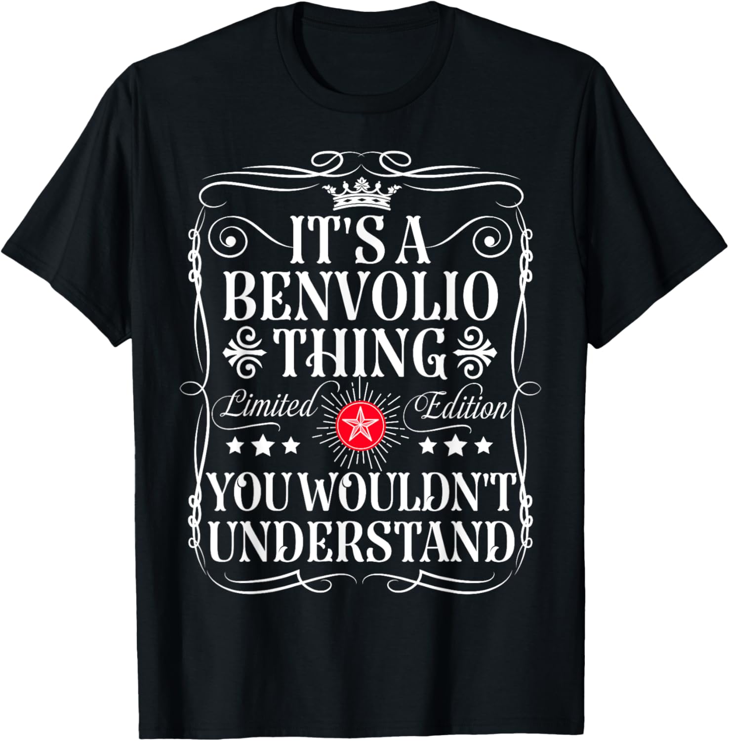 Benvolio Name Its A Benvolio Thing You Wouldn't Understand T-Shirt - T-Shirt | Black