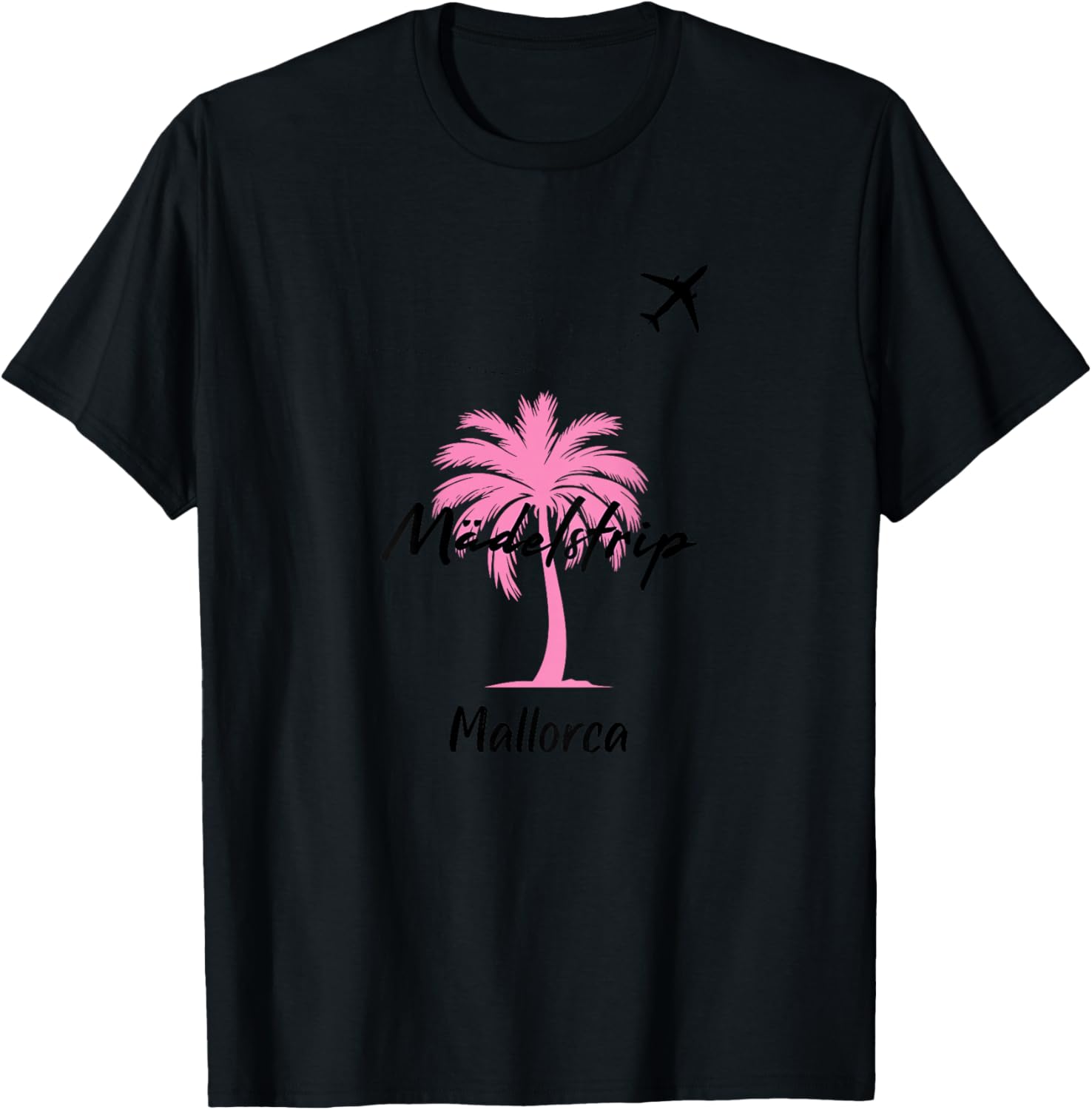 Mallorca Mädelstrip Party Urlaub Outfit Palme Mallorca T-Shirt - T-Shirt | Black