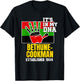Bethune–Cookman, BSU, Red, Black and Green HBCU T-Shirt - T-Shirt | Black