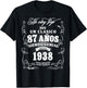 87th Birthday gift in Spanish Regalo cumpleanos 87 T-Shirt - T-Shirt | Black