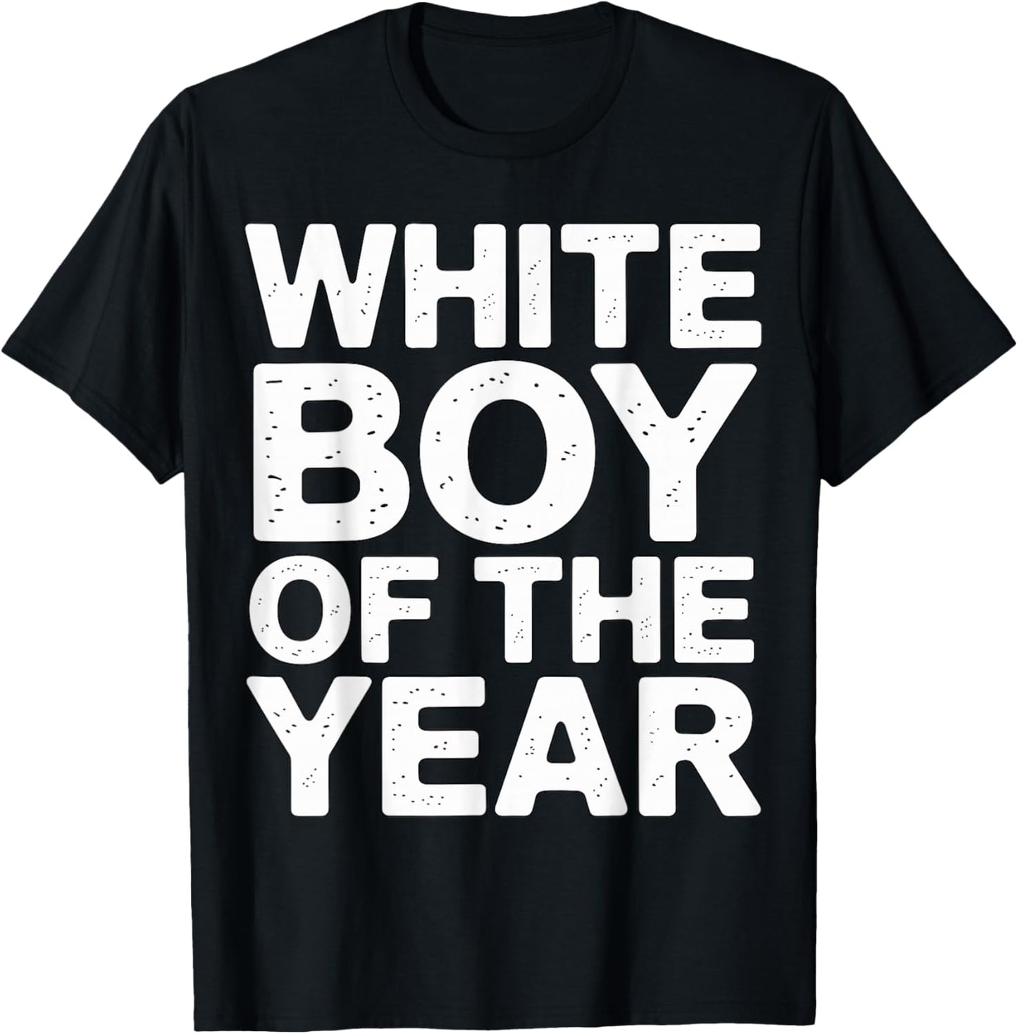 White Boy of The Year T-Shirt - T-Shirt | Black
