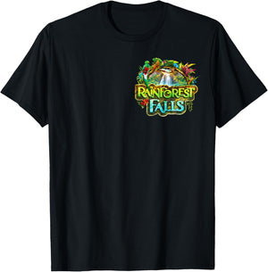 Rainforest Falls VBS 2026 Exploring The Nature of God 2 Side T-Shirt - T-Shirt | Black