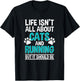 Life Isn't All About Cats And Running, Marathon Runner T-Shirt - T-Shirt | Black