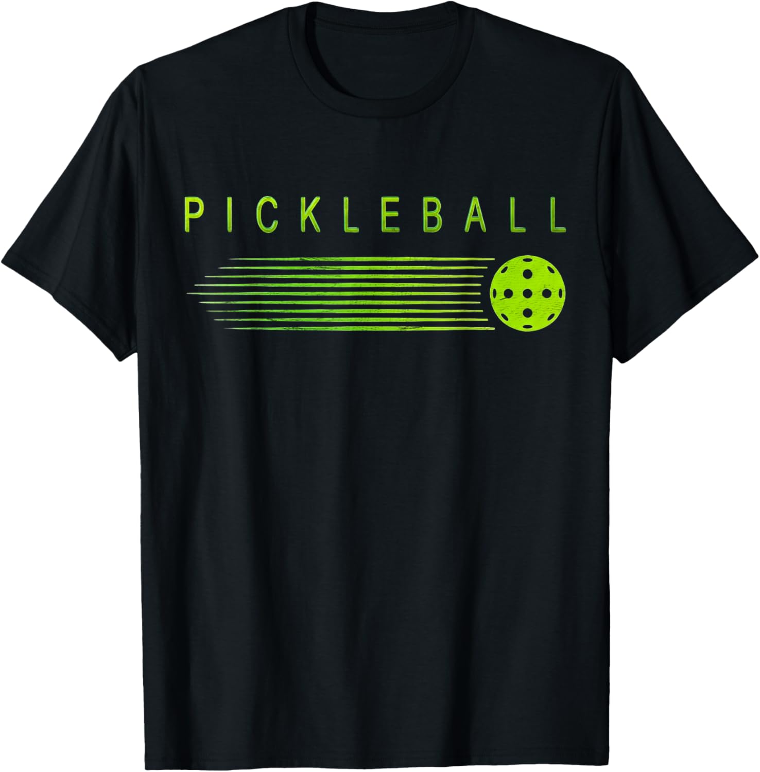 Pickleball Player Pickleball Stylish Paddleball Lover T-Shirt - T-Shirt | Black